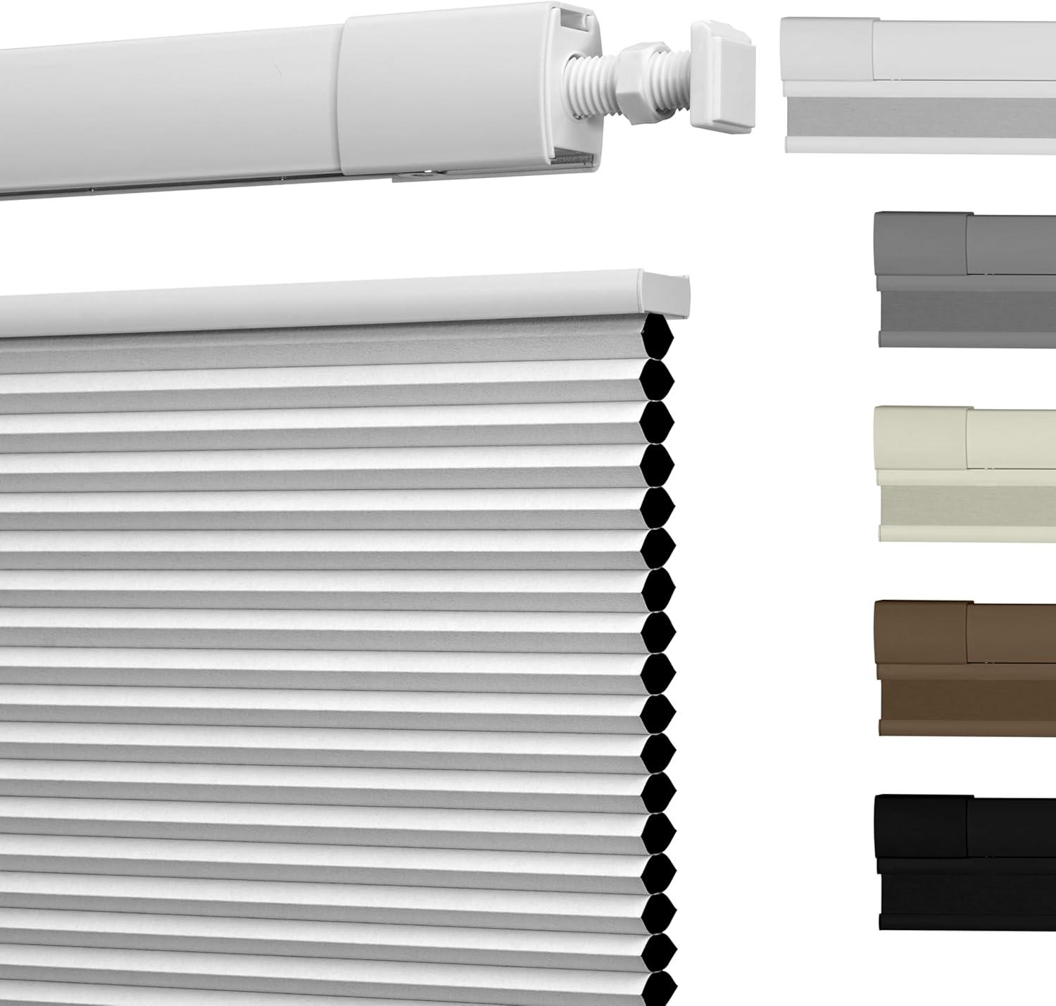 No Drill Tested Honeycomb Blinds Versus Cordless Blackout insp. Use Case Home