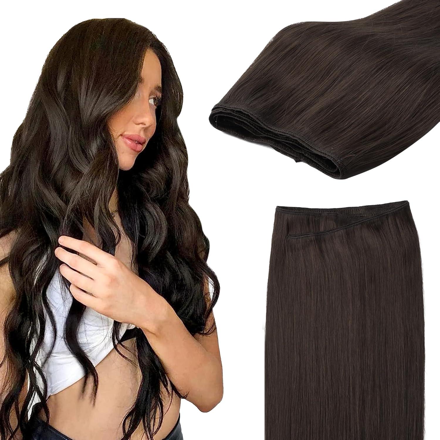 Go Go Real Human Hair: tested vs. 2A Light Brown, Weft Bundles... Must-Have Trend Hair extensions comparison