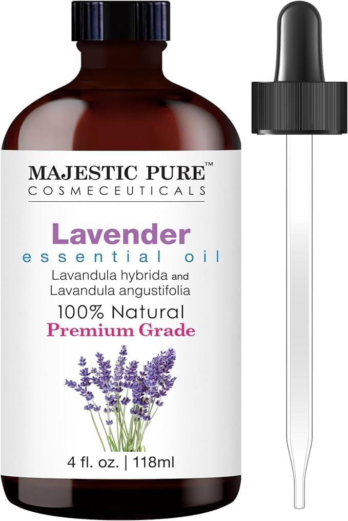 Majestic Lavender Showdown: Pure Tested Oil, Glass Dropper, Versatile Use... Aroma Facts You'll Love