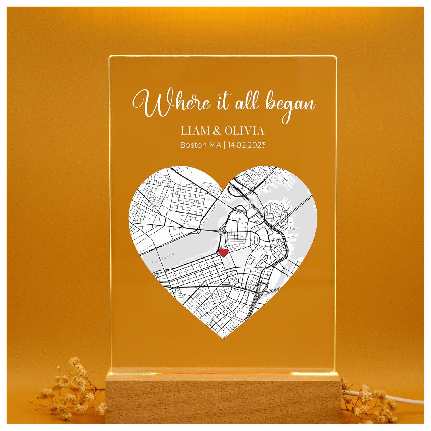 Where We Met Map Gift: A Tested Showdown Of Boyfriend Ideas... boyfriend gifts seasonal surprise!