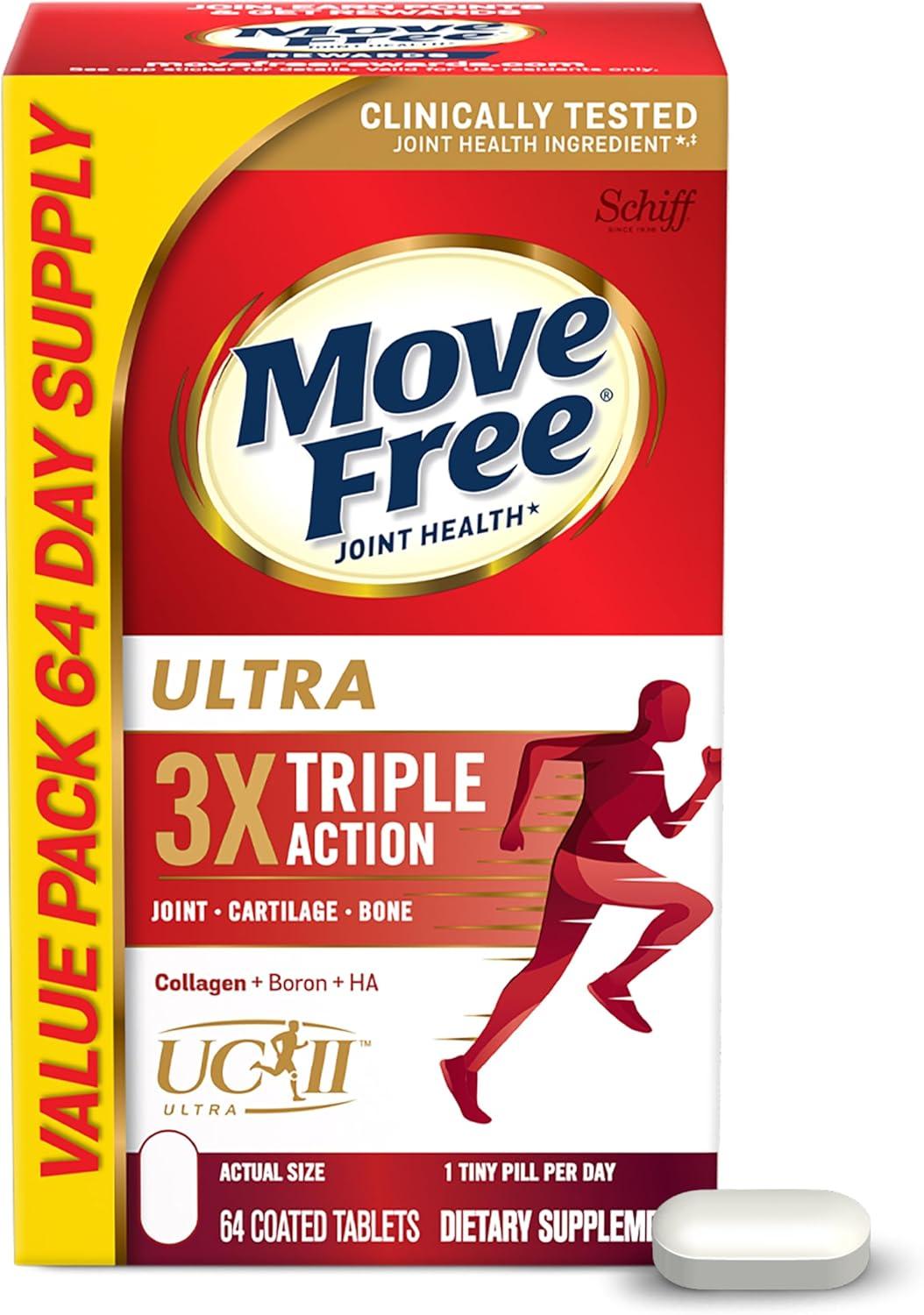 Move Free vs.asınaurprising: Triple Joint Support in1 Tiny Pill: Collagen, Boron… Buy Smart
