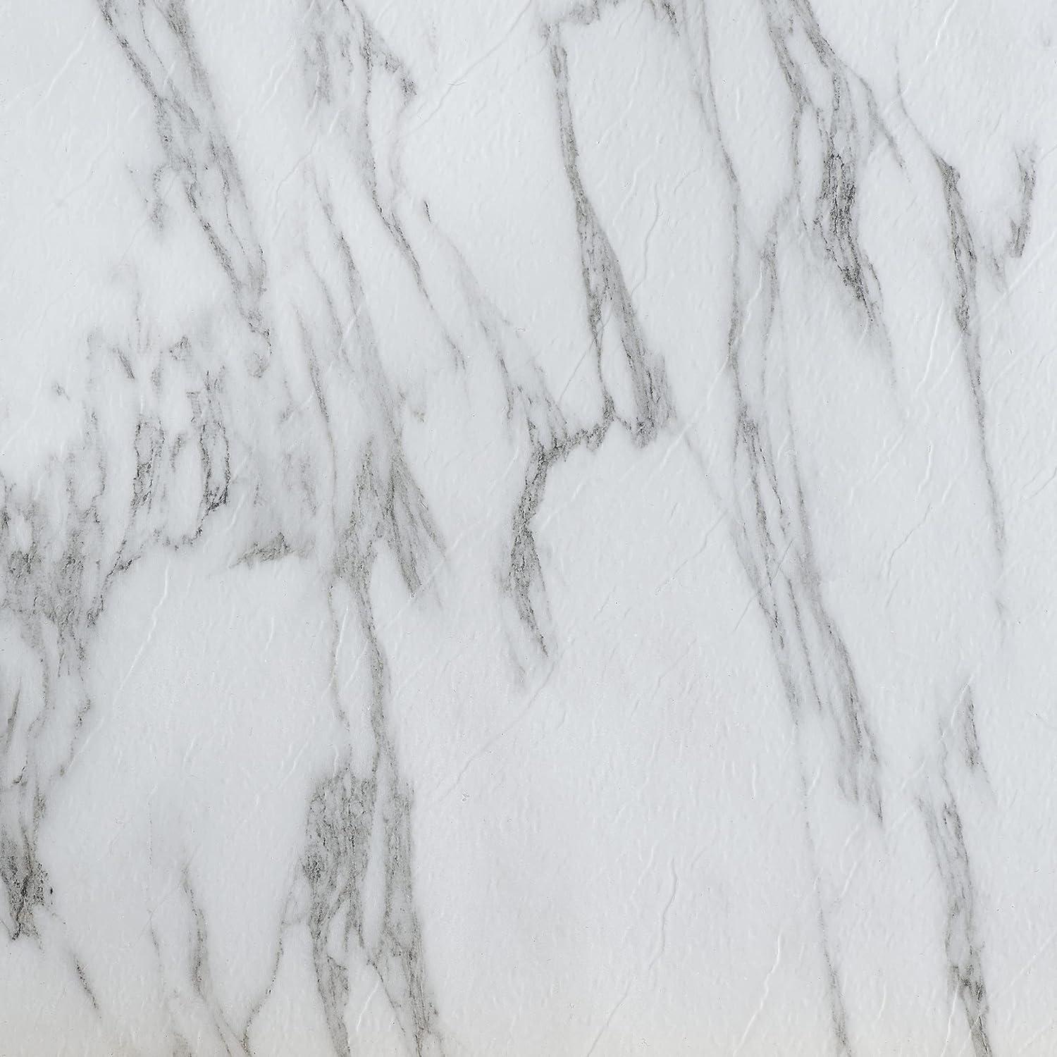 Surprising Tile Showdown: Easy Peel & Stick Bianco Marble Wins DIY Home Buzz!