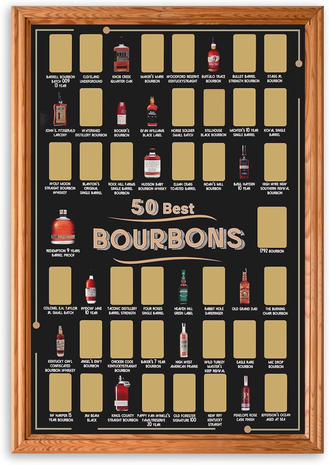 Bucket List vs. Top 50: Tested Bourbon Scratch-Off Showdown... Perfect for enthusiasts!