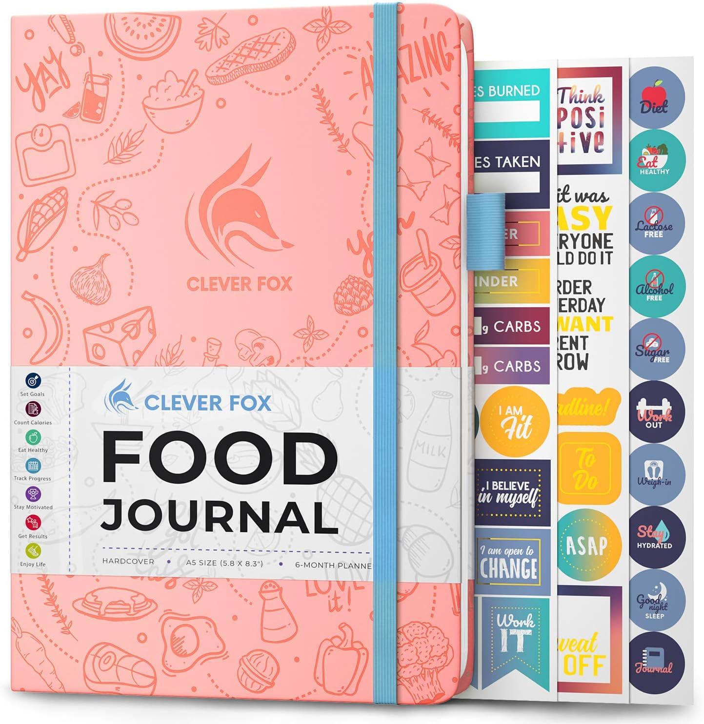 Light Pink Food Journal: Tested For Healthy Eating Wins