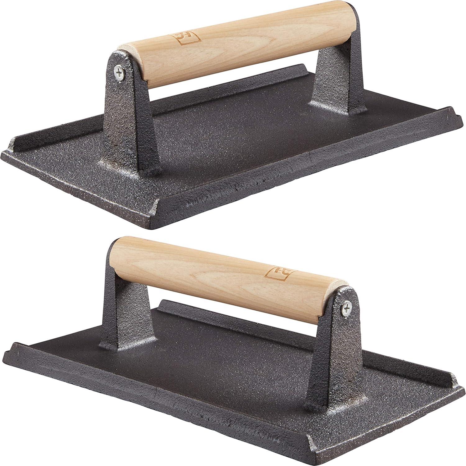Heavy-Duty Press Compared: Seasoned Iron, Wooden Handle...Tested for Burgers & Bacon!