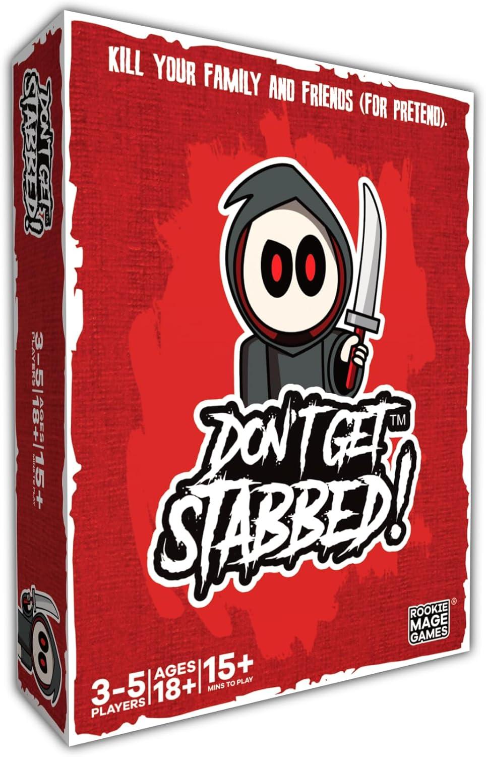 Don't Get Stabbed!: Surprising Cards Gift for Halloween...Tested Versus Family Fun Game