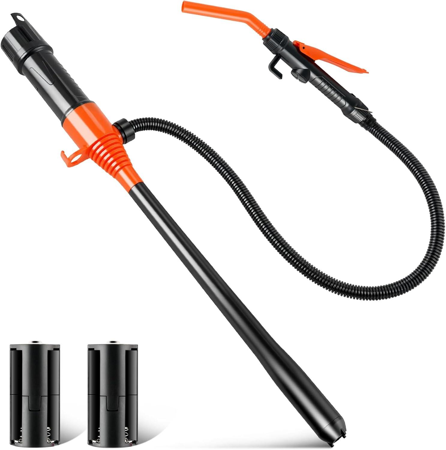 Versatile Pump Compared... 2.4 GPM, Flow Control, Fuel Transfer... Tested For Real (Orange)
