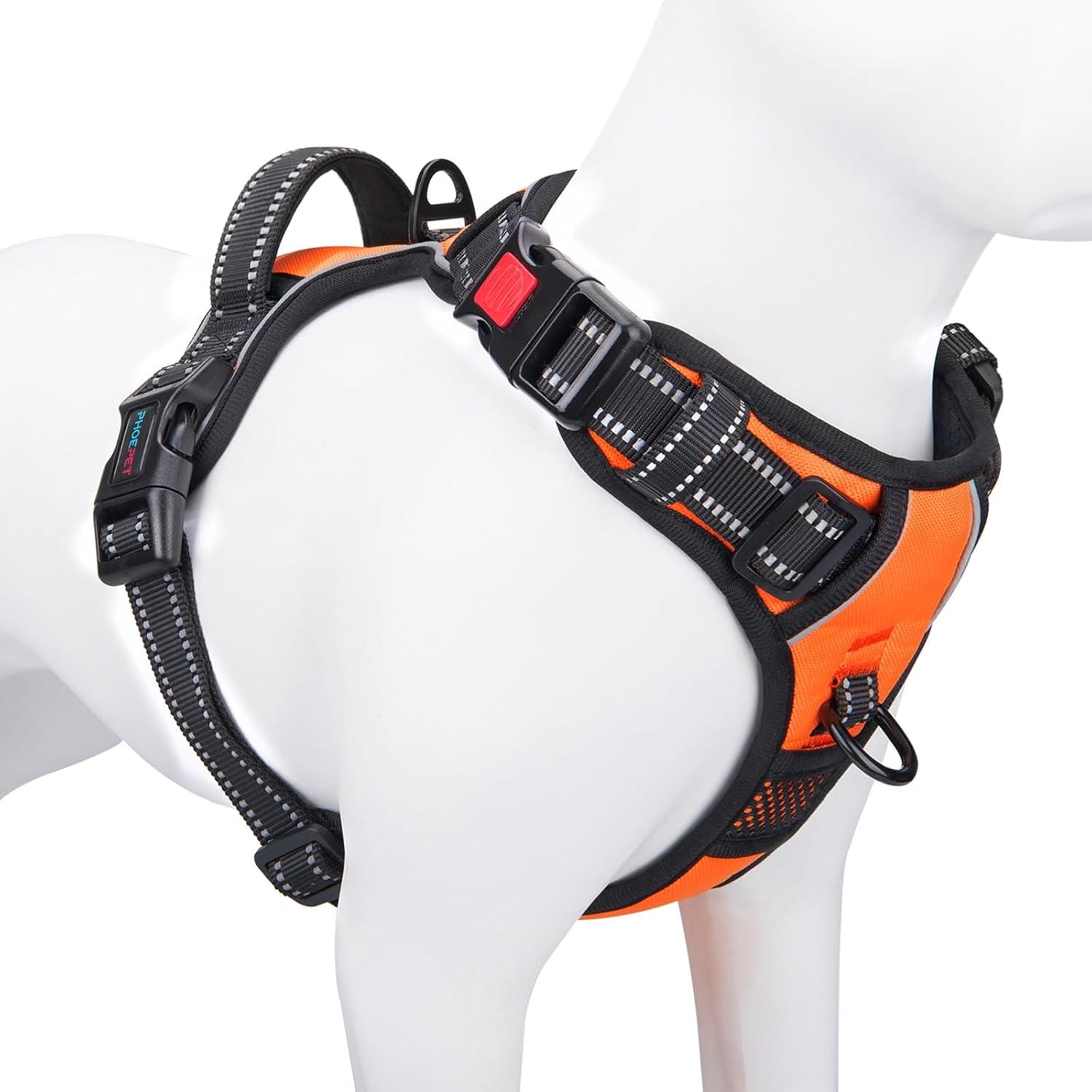 PHOEPET Harness Versus Reflective Vest: Tested Benefits For Walkers... Medium Style