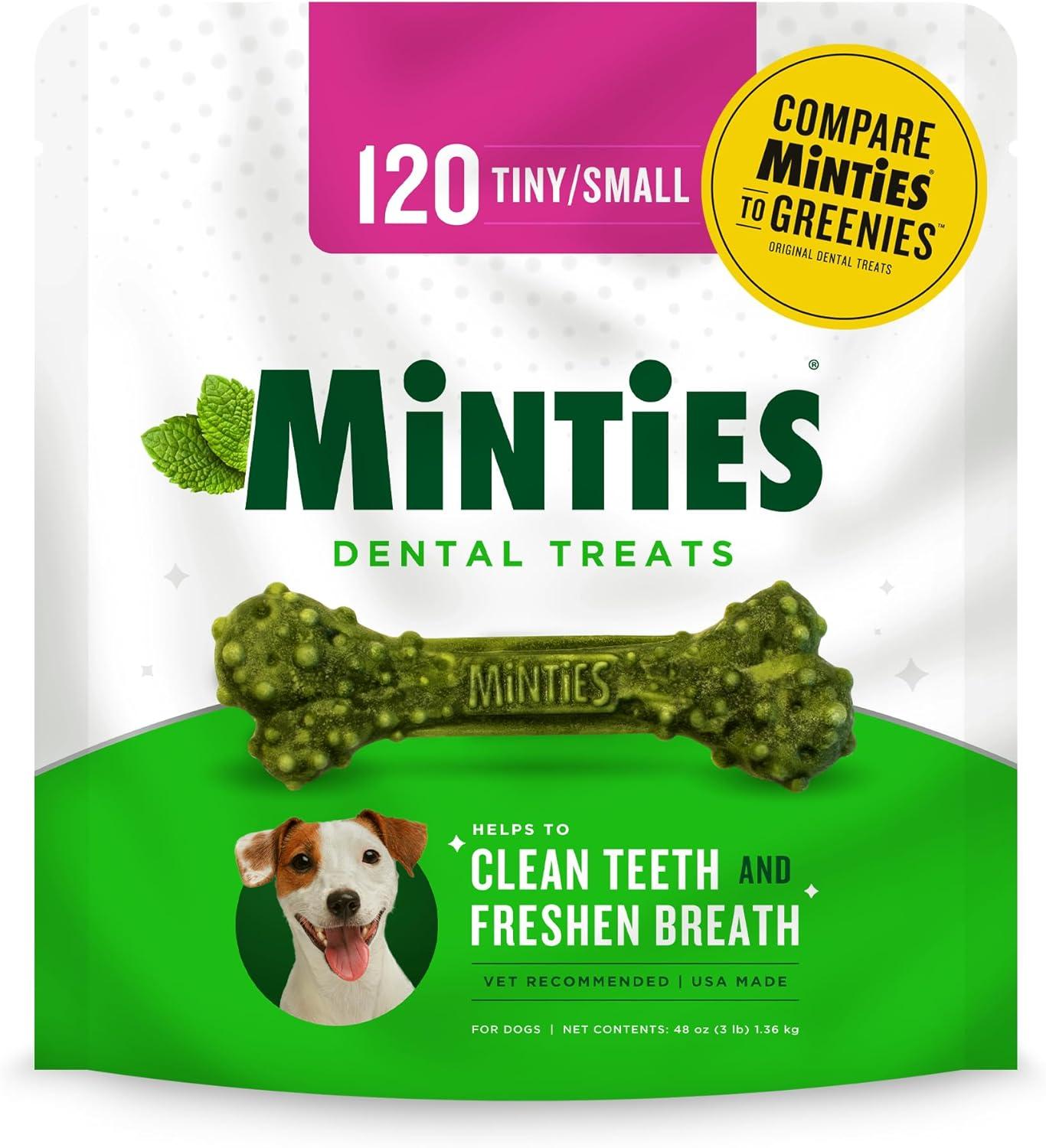 Vet-Tested Mint Dental Chews: Tiny Pups' Winning Smile Choice vs Small Bones