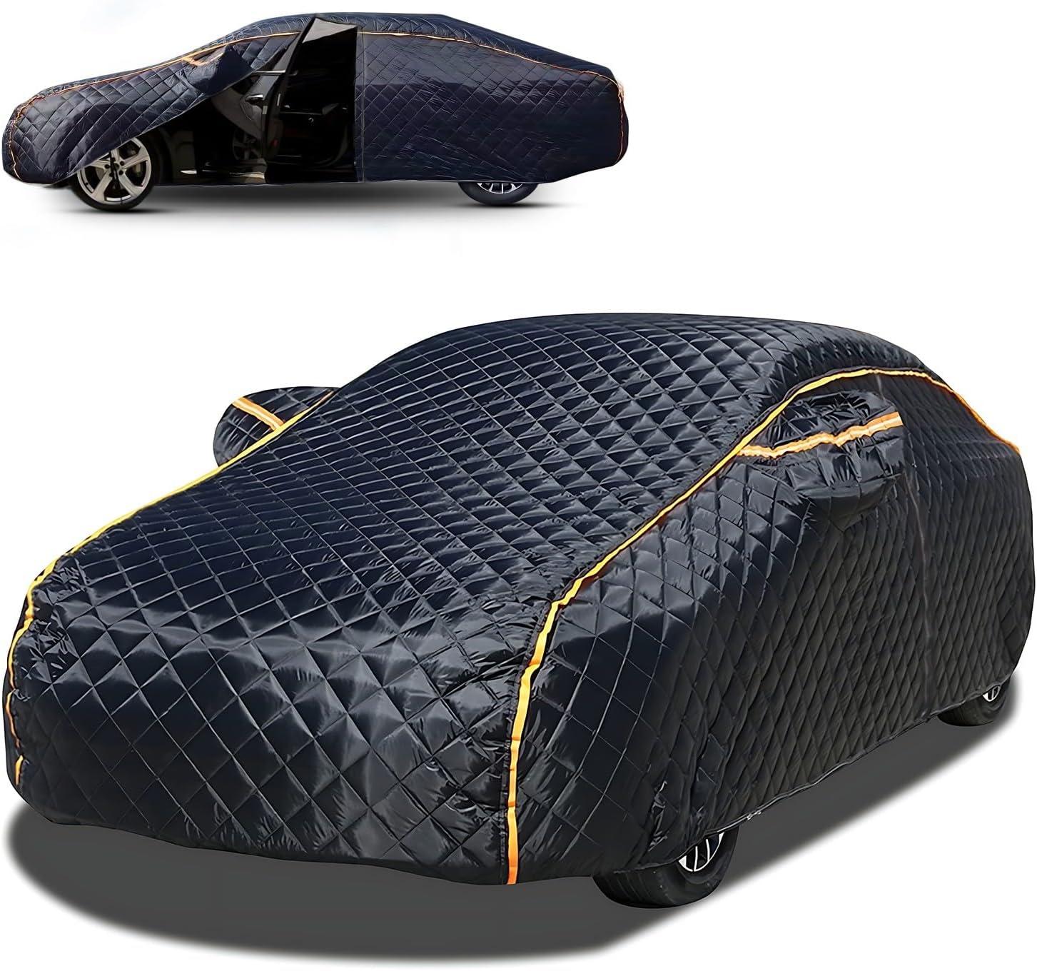 Hail-Tested Toyota Yaris Cover's Reflective Edge: Car Fit Or No Way