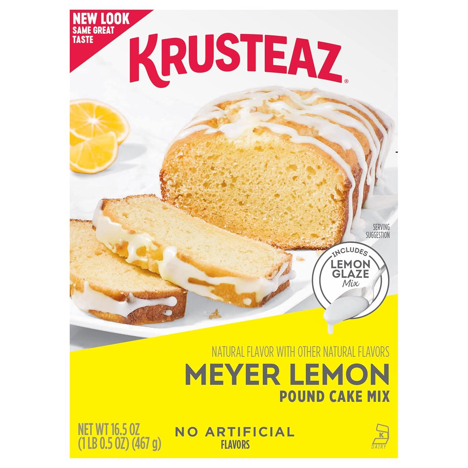 Krusteaz Versus Meyer Lemon Pound Cake Mix... Tested For Surprising Freshness
