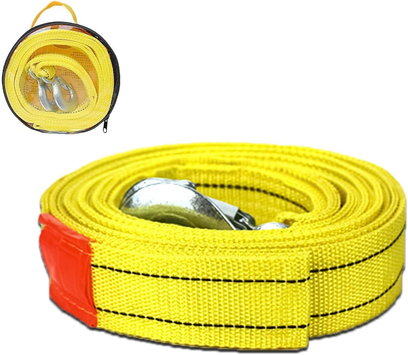 Reflective Strips Compare Tough 4M Tow Rope... A Real Showdown for Buyers!