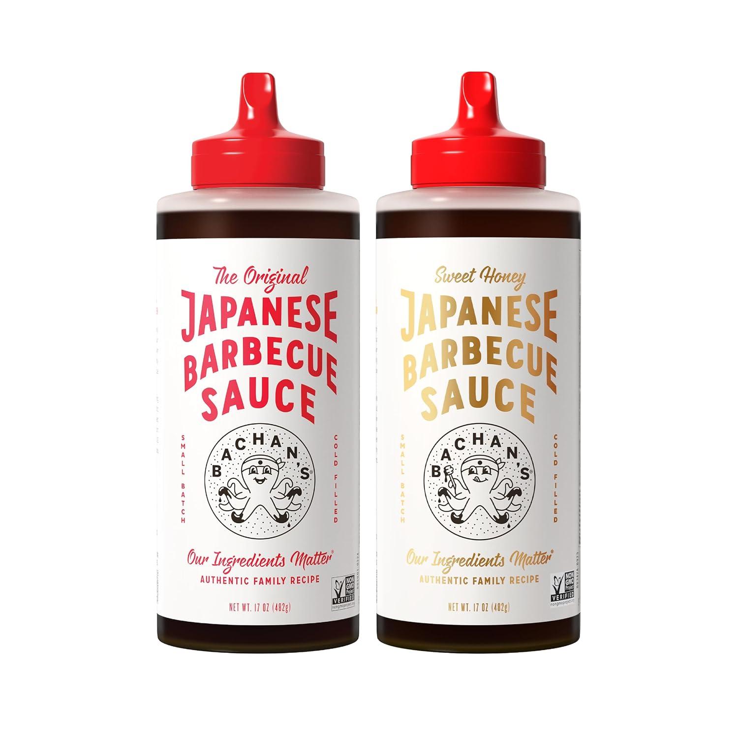 Bachan BBQ Sauce Showdown: Original meets Honey… Versatile, Tested… Perfect for Wings 🍗