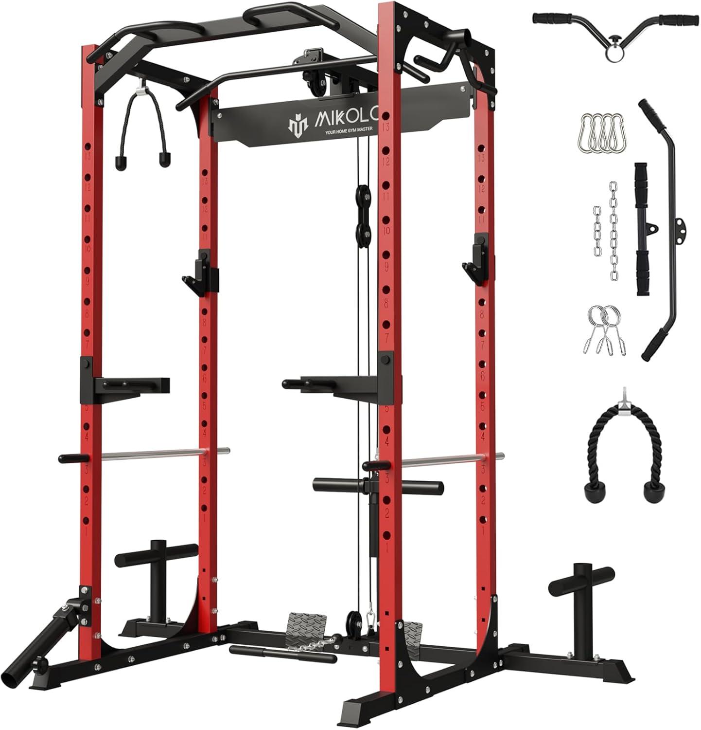 Mikolo F4 Showdown: Tested Power cage, LAT pull, squat benefits... Home gym gold!