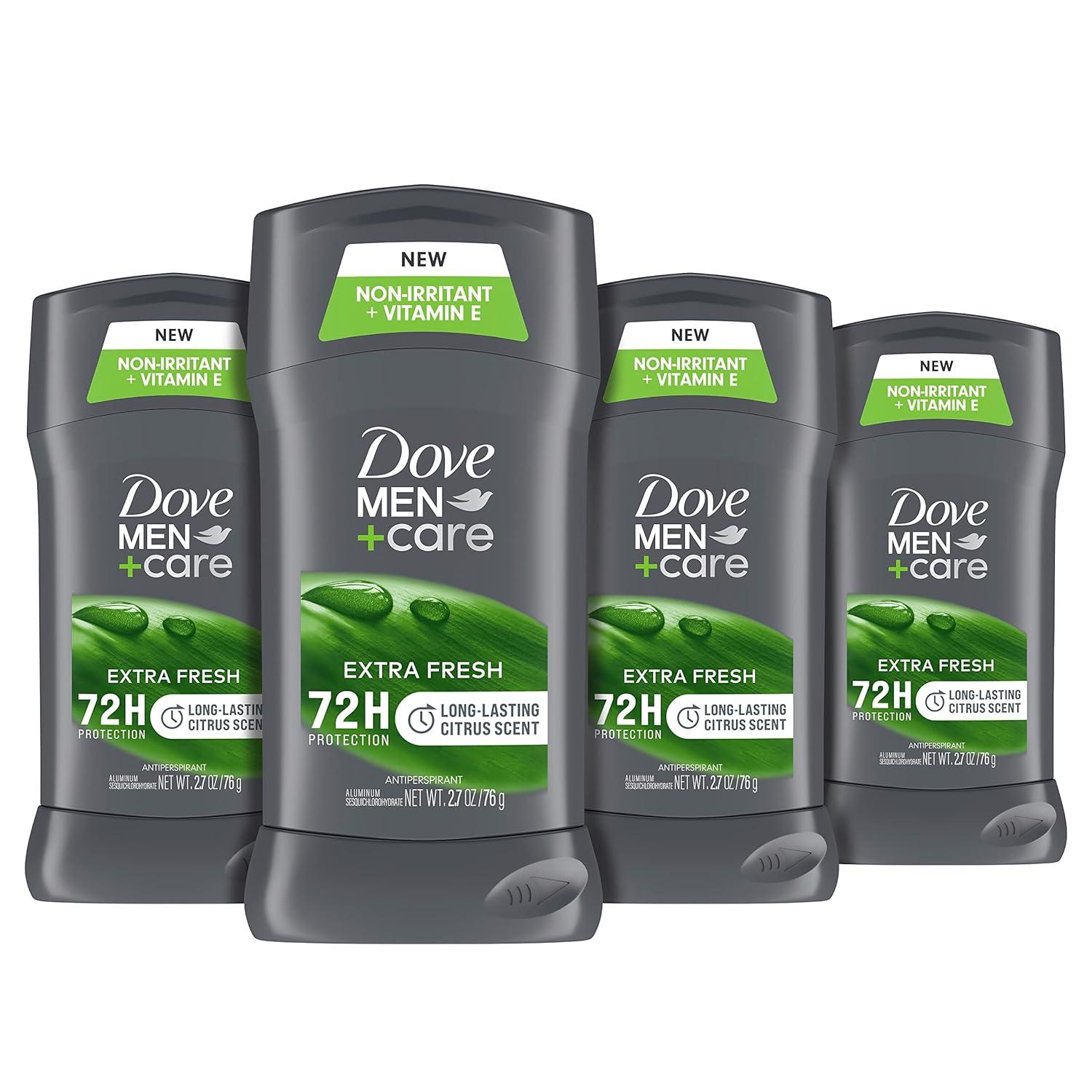 Dove Men + Care Antiperspirant Showdown: 72hr Sweat Shield, Vitamin E… 4-Pack?