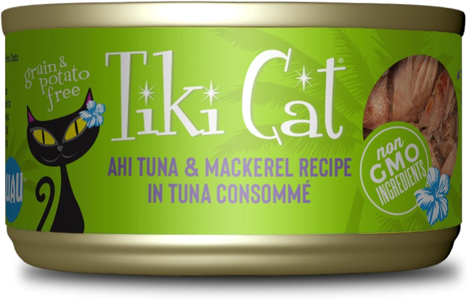 Grain-Free Wet Food Showdown: Tiki Cat Luau's Tuna & Mackerel vs Poultry-Based - Surprising Nutritional Split!