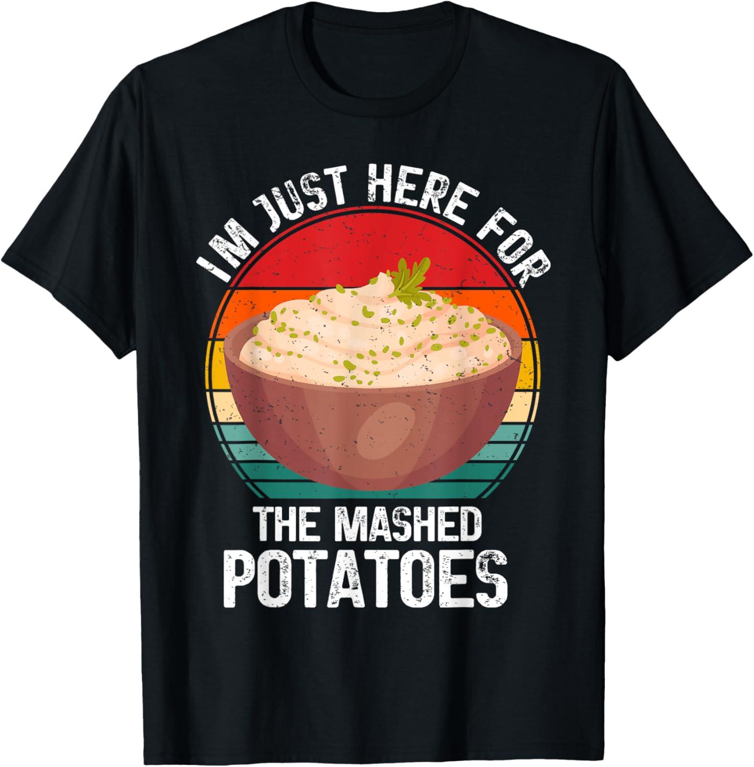 Versus: Mashed Potato T-Shirts with Humor vs. 15 oz Ricer for Effortless Mashing