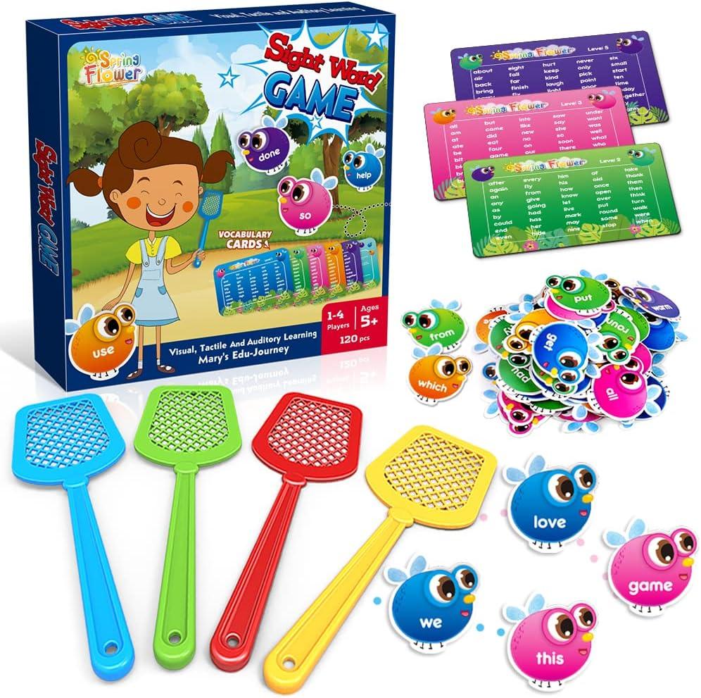 Sight Word Showdown: SpringFlower's 120-Piece Tactile Toy Tested in Homeschool