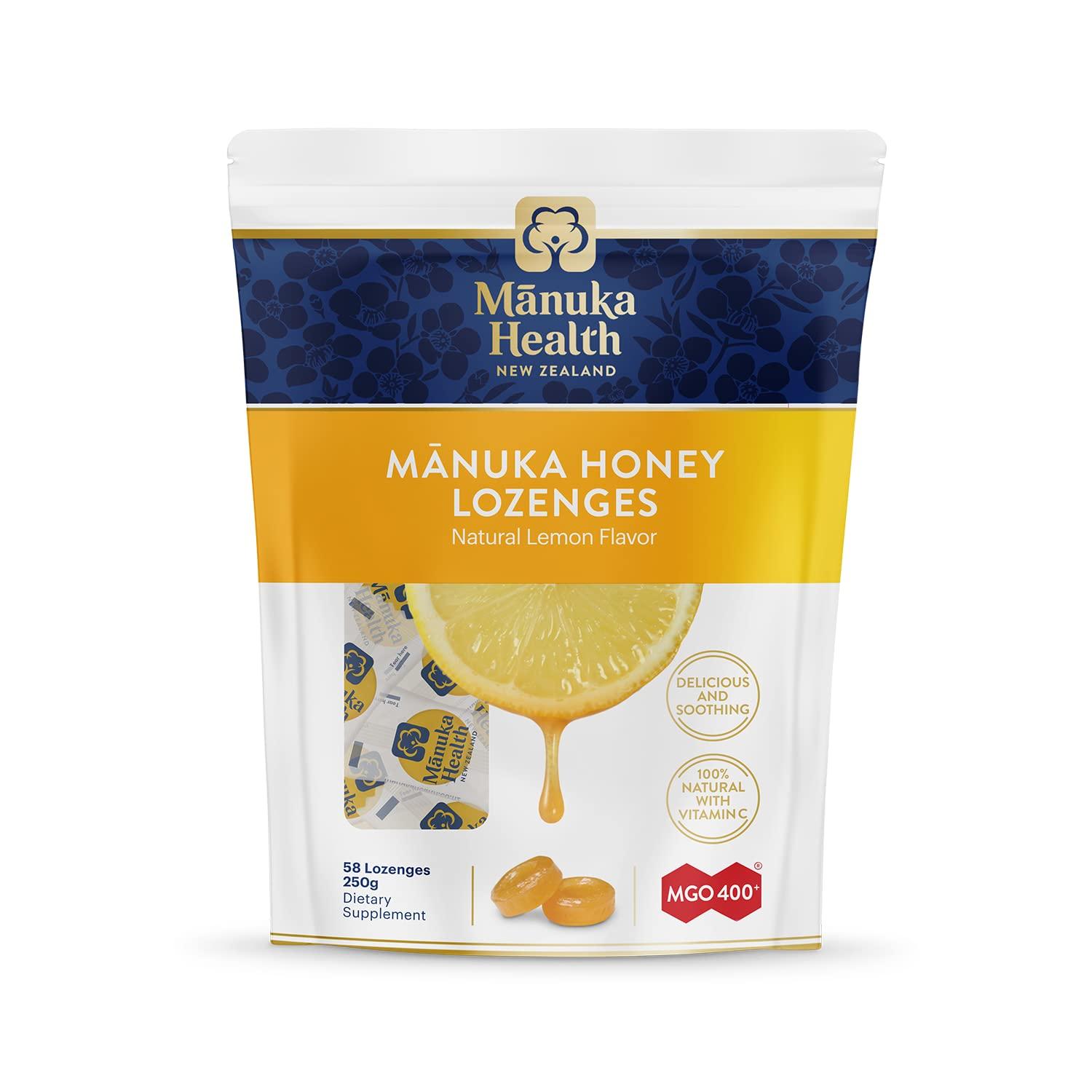 Compares: MGO 400+ Lemon vs. Vitamin C in Natural Lozenges Tested