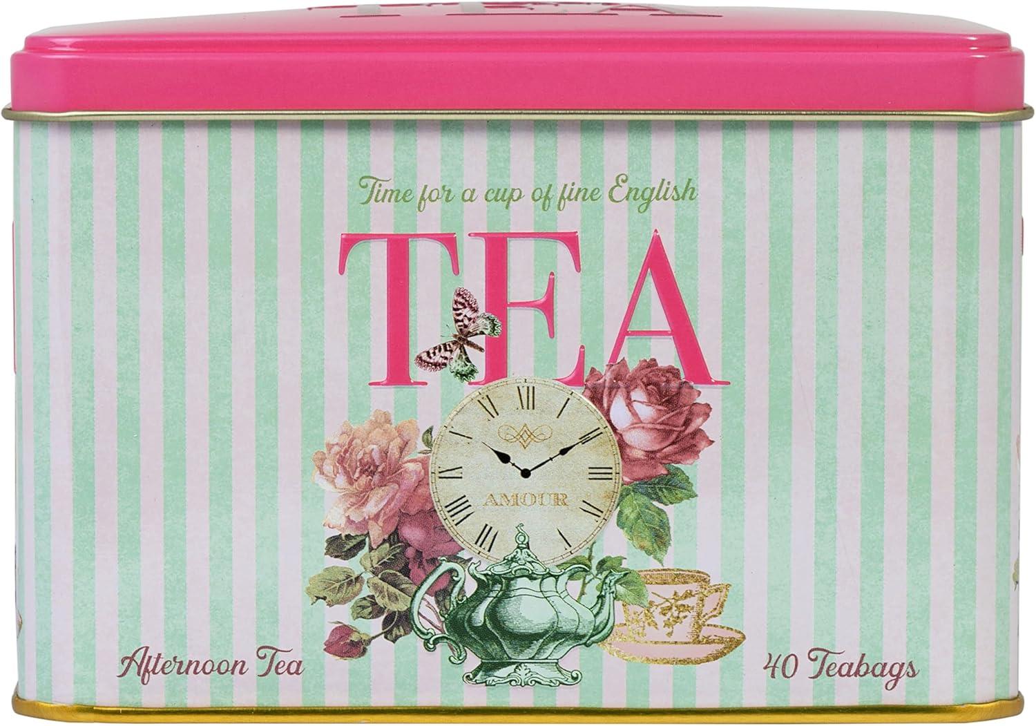 Tested Tea Showdown: Retro Tin's Design vs. 40 Teabag Variety for Modern Sips