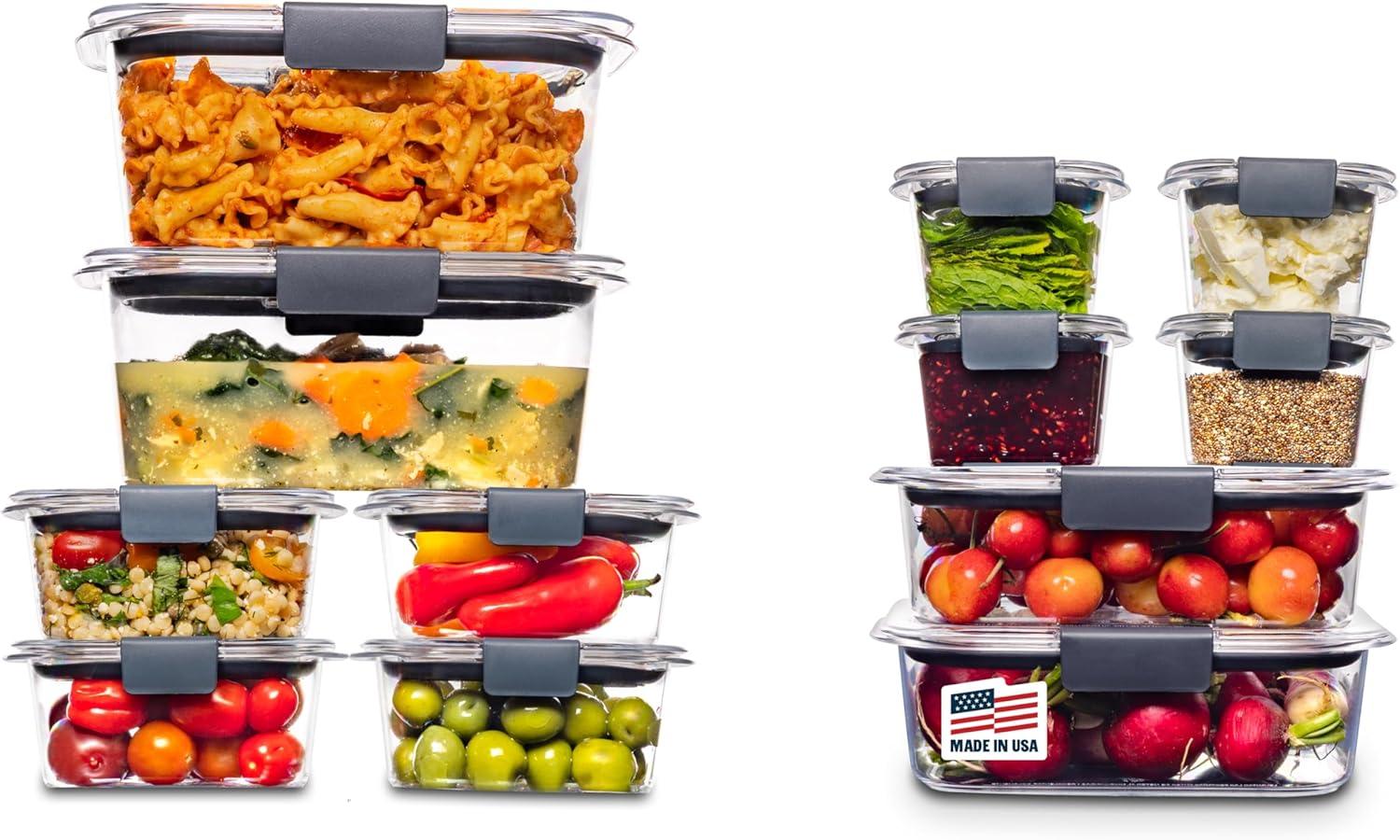 Rubbermaid Brilliance Showdown: 24-Piece Set Tested for BPA-Free Meal Prep