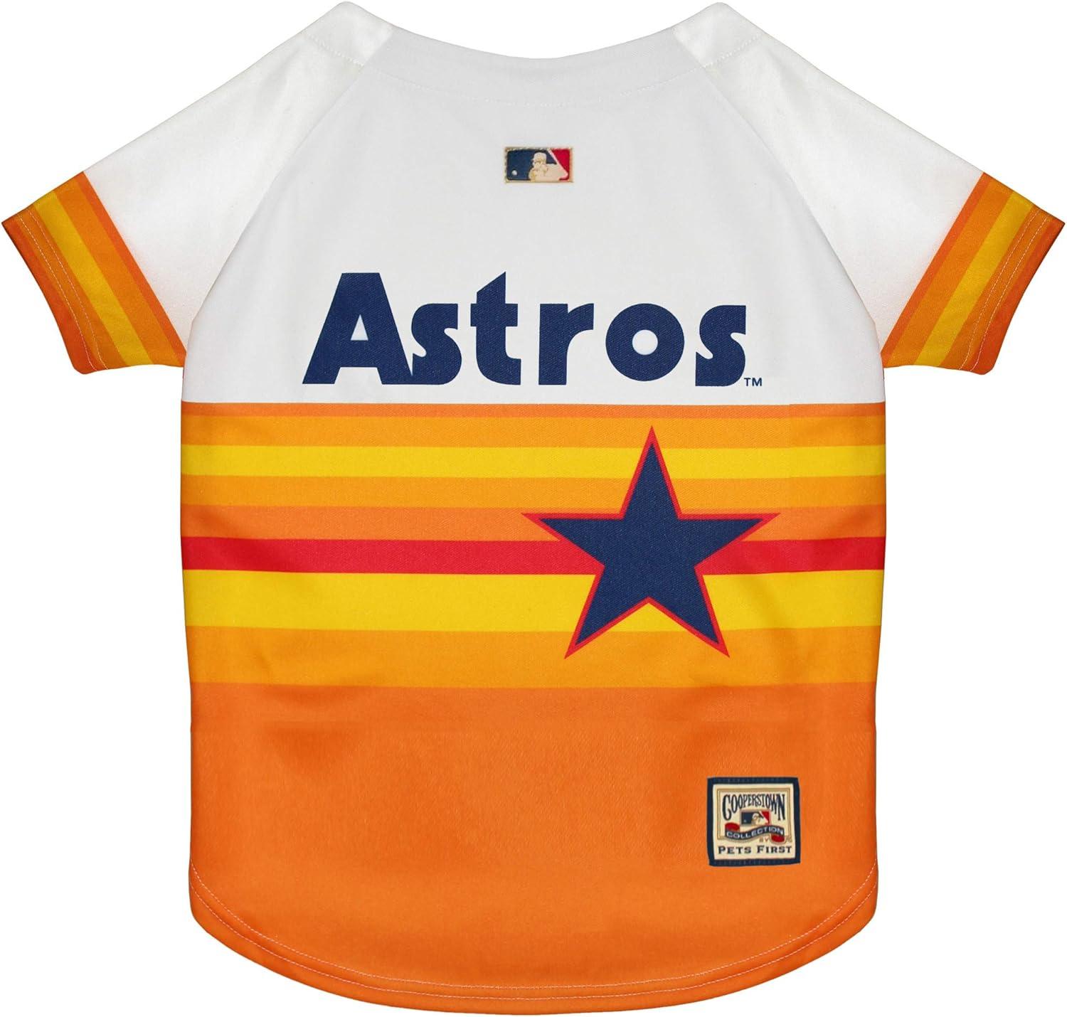 Astros Throwback Jersey for Pets: Polycotton Comfort vs. Cotton Basics, Game Day Tested