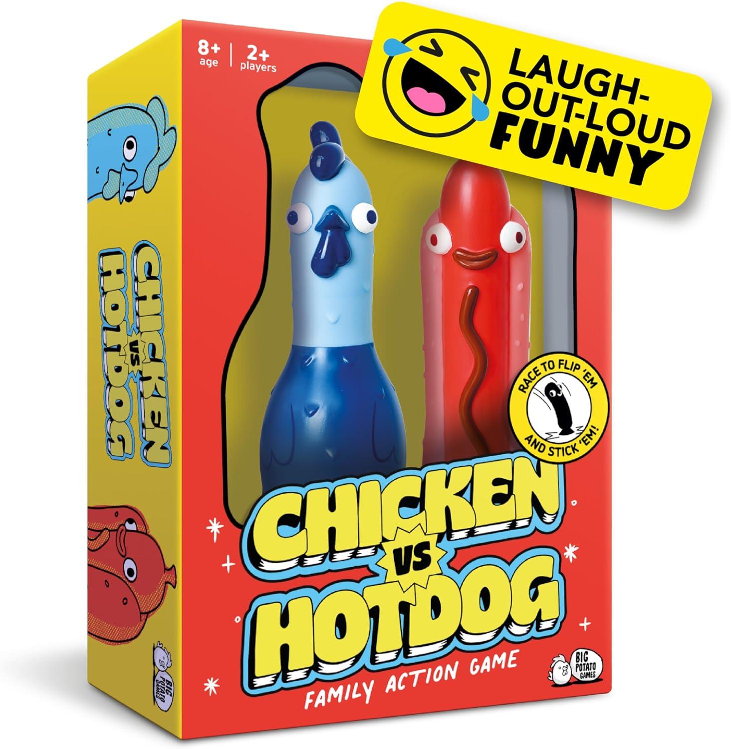 Big Potato Chicken Showdown: Board Game for Families, Surprising Topping Customization