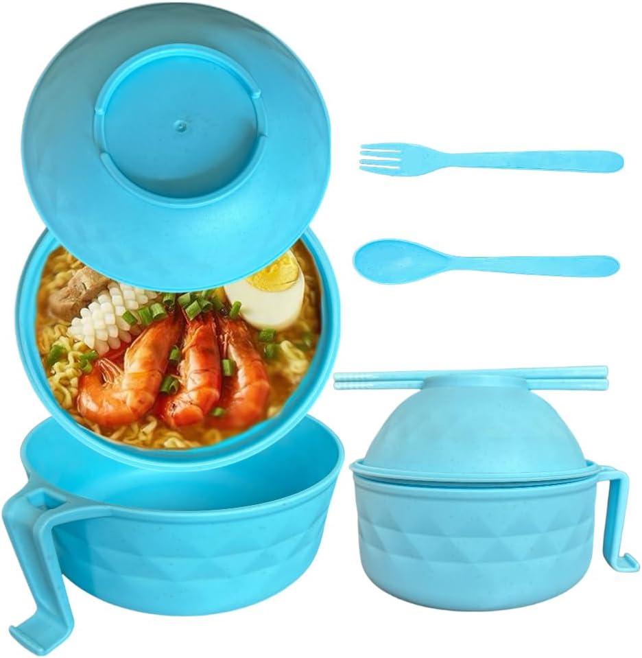 Tested: Ramen Bowls with Microwave, Phone Holder, Wheat Fiber, & Strainer