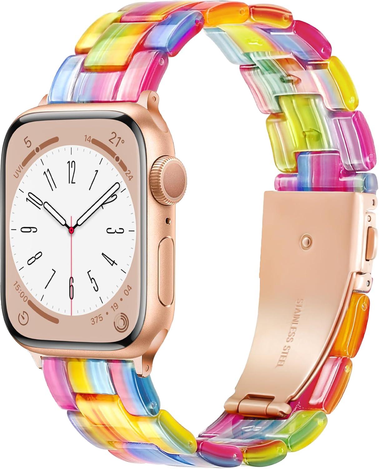 Apple Watch Bands Versus: Sport Loop's Tested Durability, Leather Link's Secure Magnet Fit, Meyis Lightweight Rainbow Design - Surprising Insight on Seasonal Style?