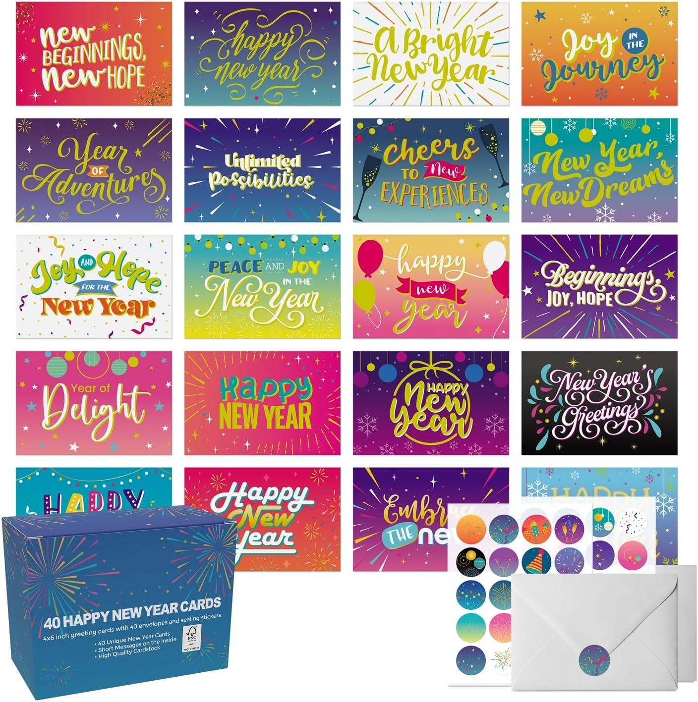 Surprising Insight: New Year's Card Set - Bulk Variety Packs Beat Single-Item Buys