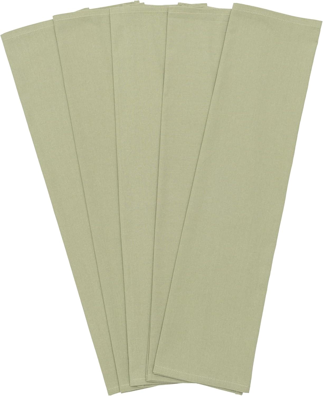 Sage Green Tea Towels (Organic) vs. Absorbent Dish Towels (Baking): Tested for Kitchen Use (5 Pack)