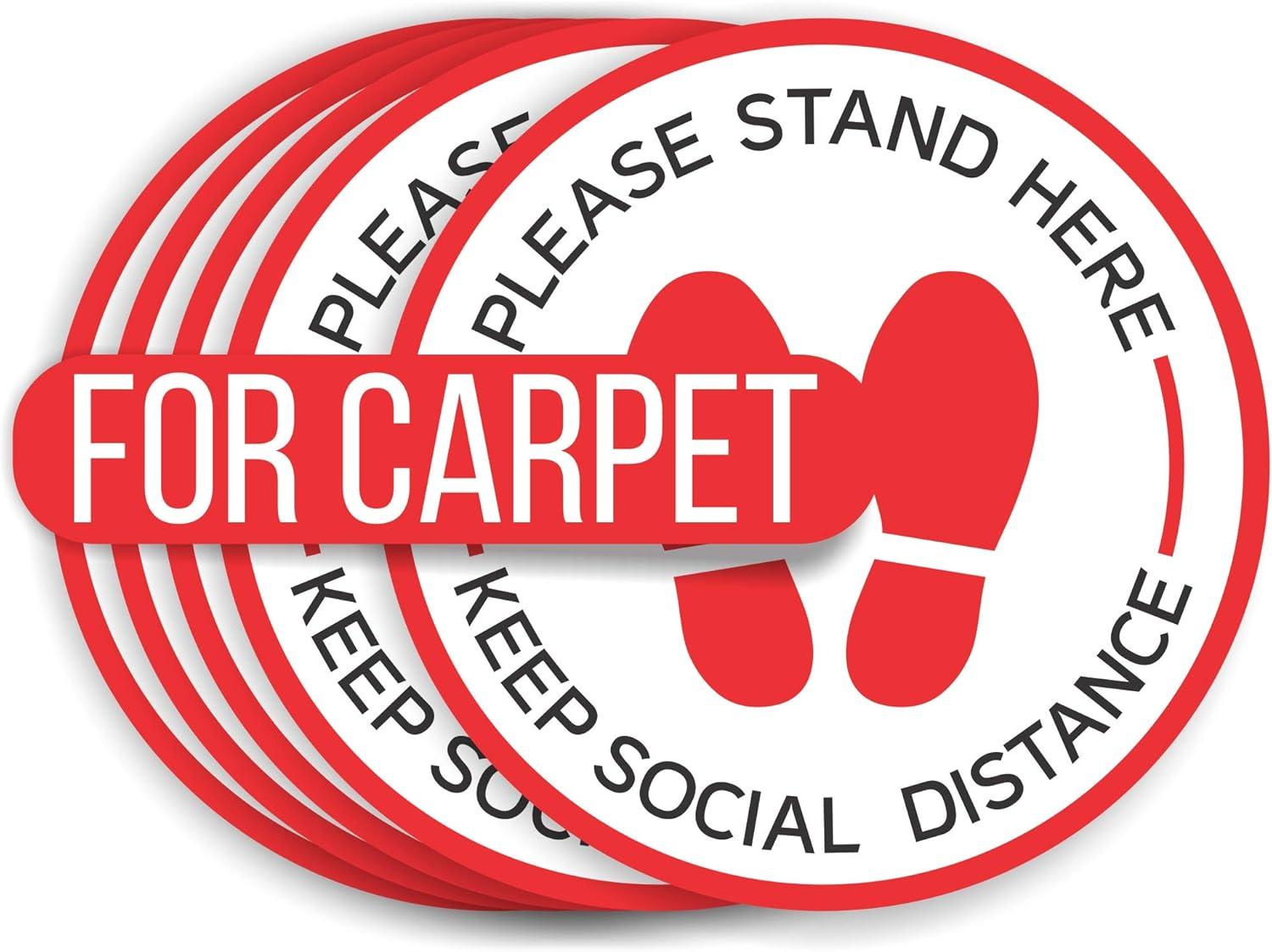 Showdown of Tested Features: 6 Feet Notice, Anti-Slip, Carpet-Friendly Floor Marker for Safe Spaces