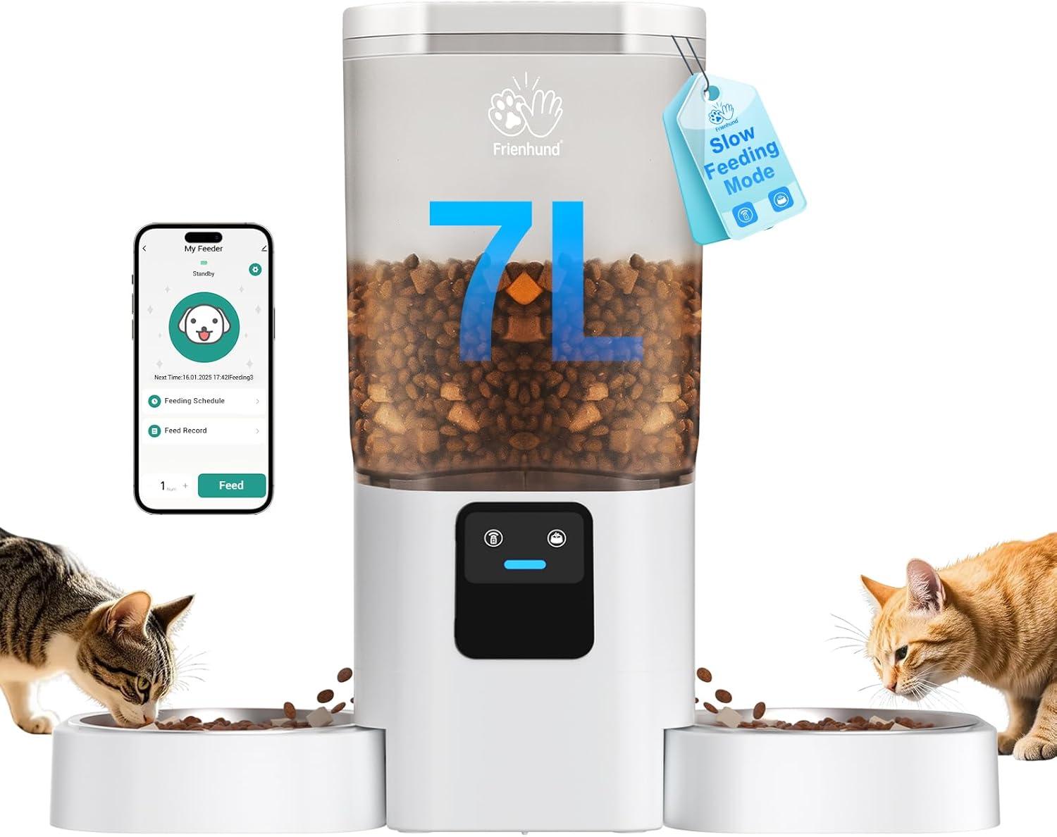 5G vs Dual Power Feeder Showdown: 10s Voice, 7L Storage for Pet Care