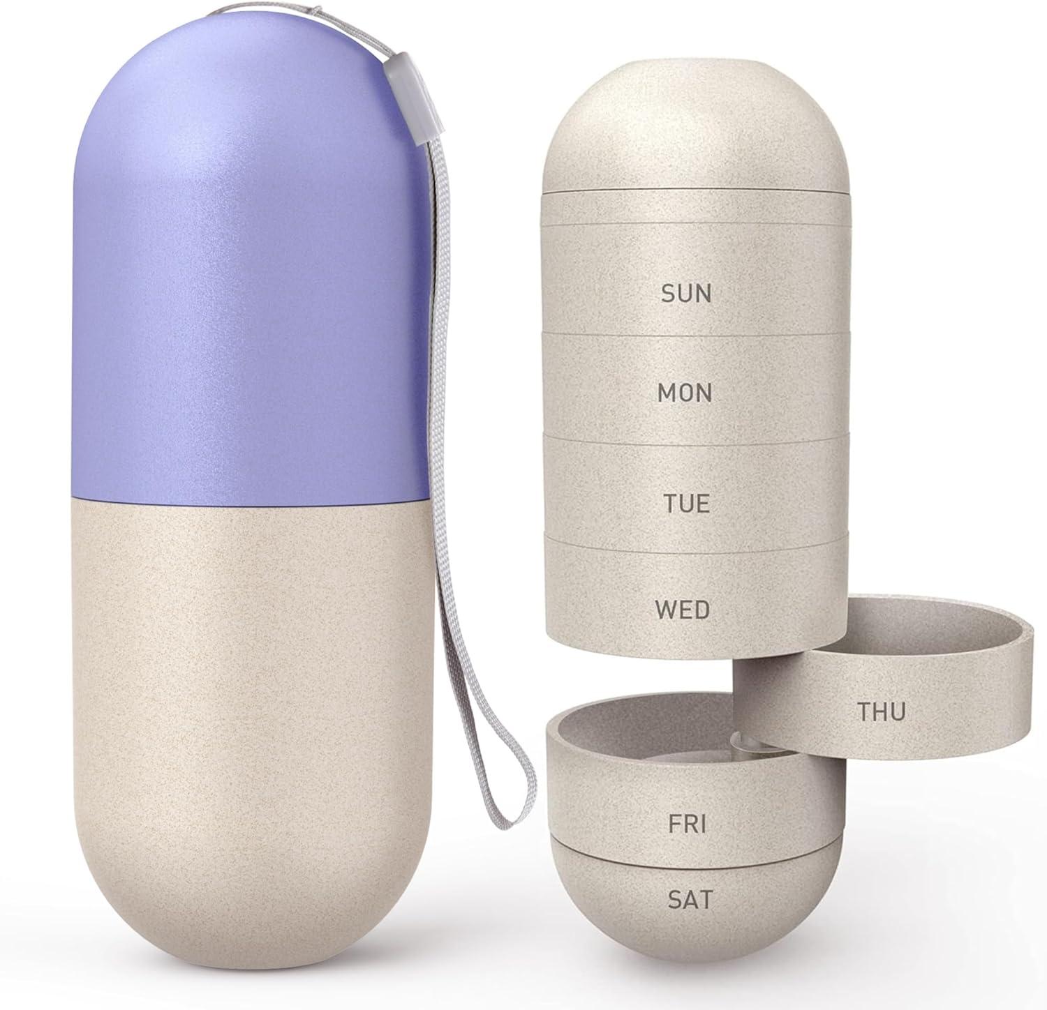 Eco-Friendly Pill Box Tested for Kids & Moisture Safety