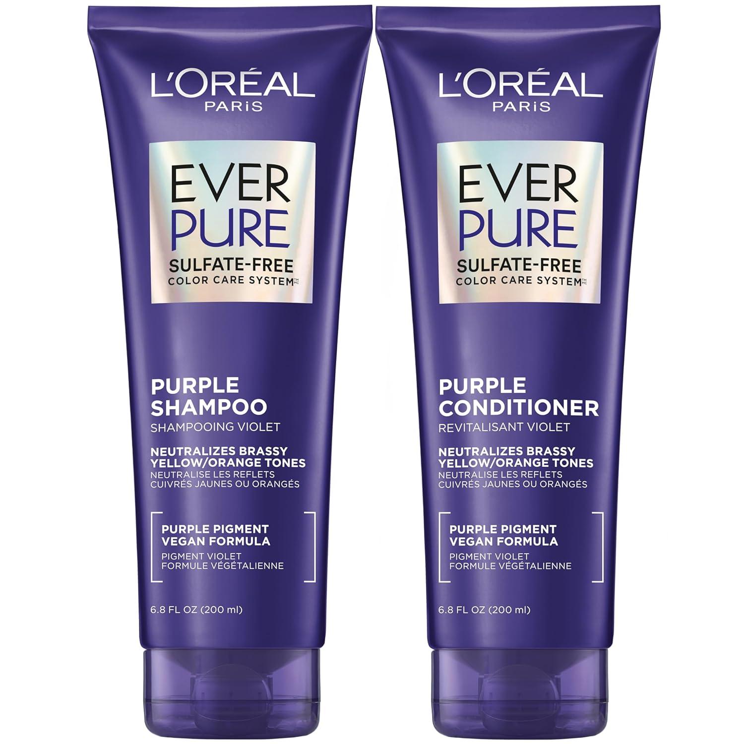 EverPure Purple Shampoo vs. Conditioner: Sulfate-Free & Micro-Mist Showdown for Color-Corrected Hair