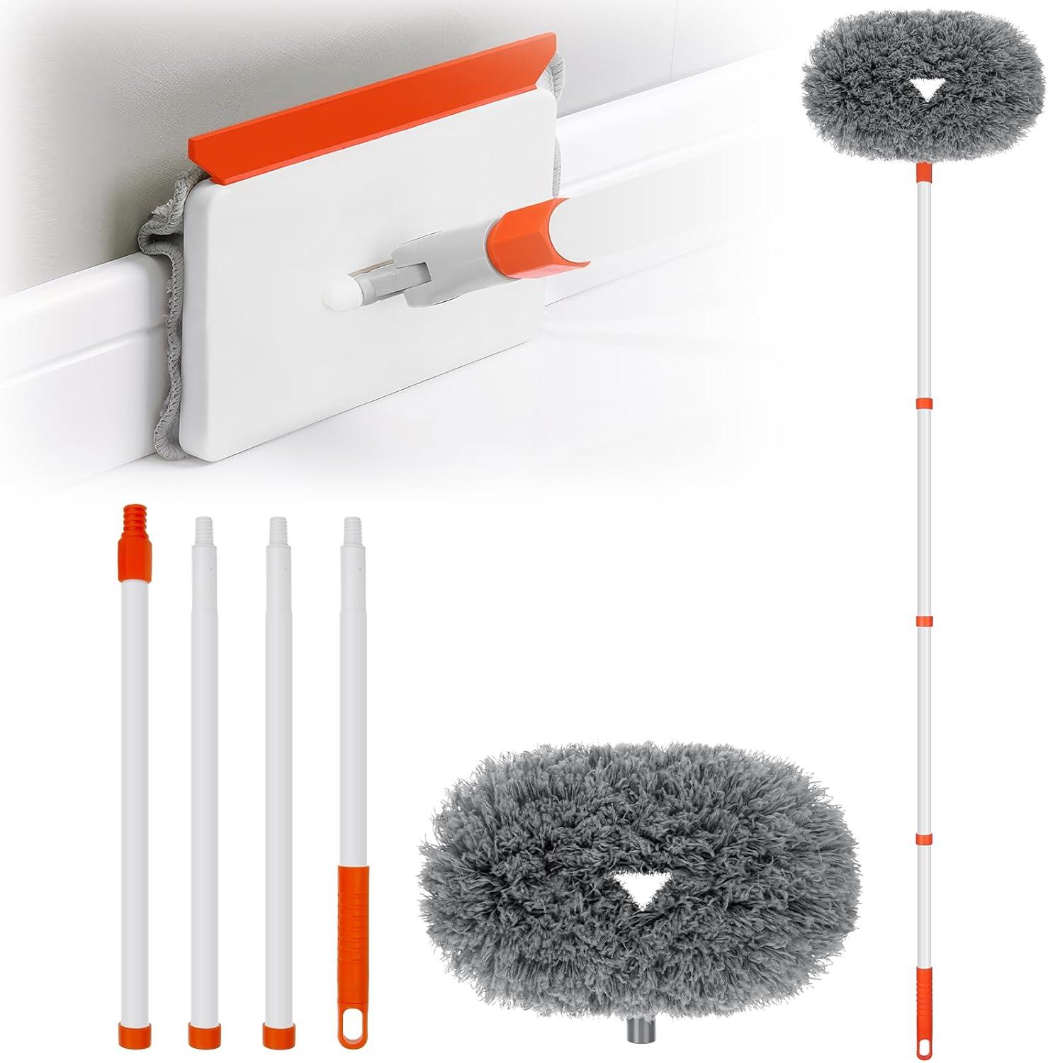 Baseboard Cleaner Showdown: Tested Handle vs. Reusable Pads - No-Mess Use Case