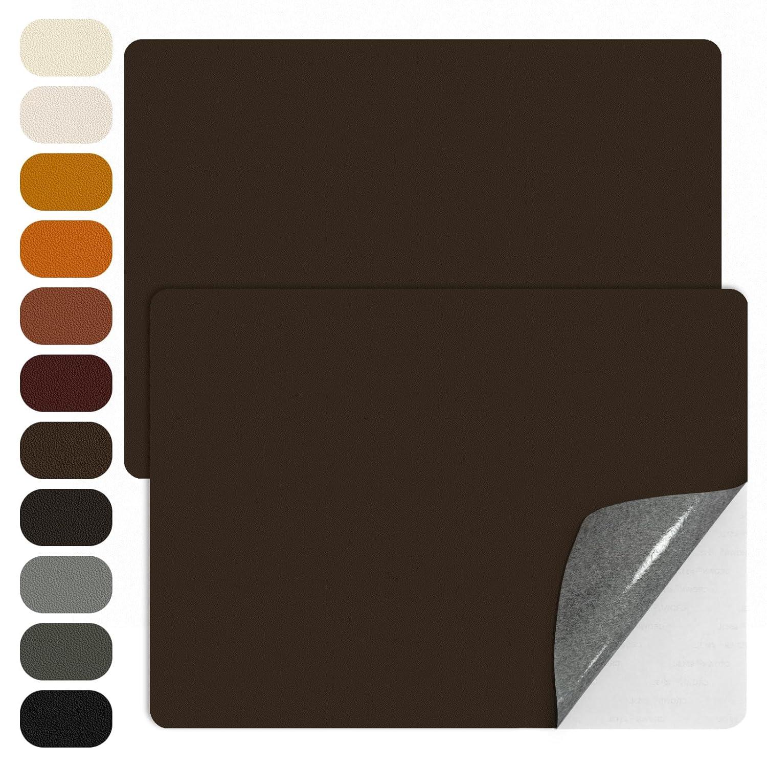 Showdown: 2-Pc 8x11-Inch Patches vs Dark Brown Durability-Fixing Faux Flaws on Furniture