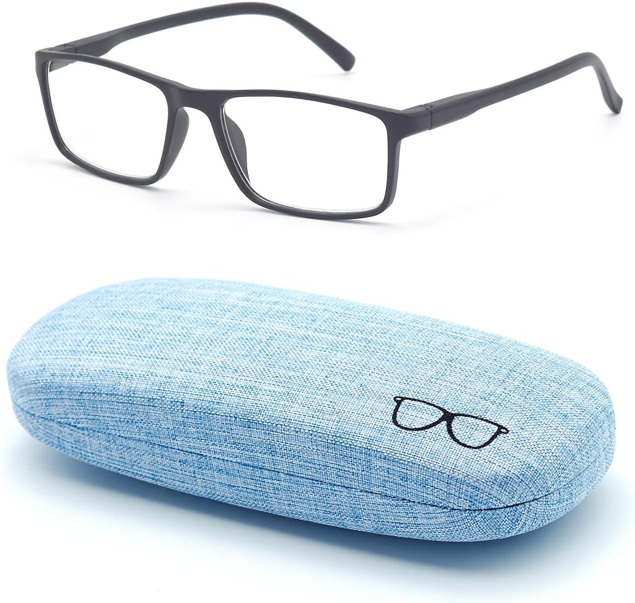 Surprising Insight: Nearsighted Glasses with Hard Case vs. Blue Light Spring Hinge... Not for Reading, But