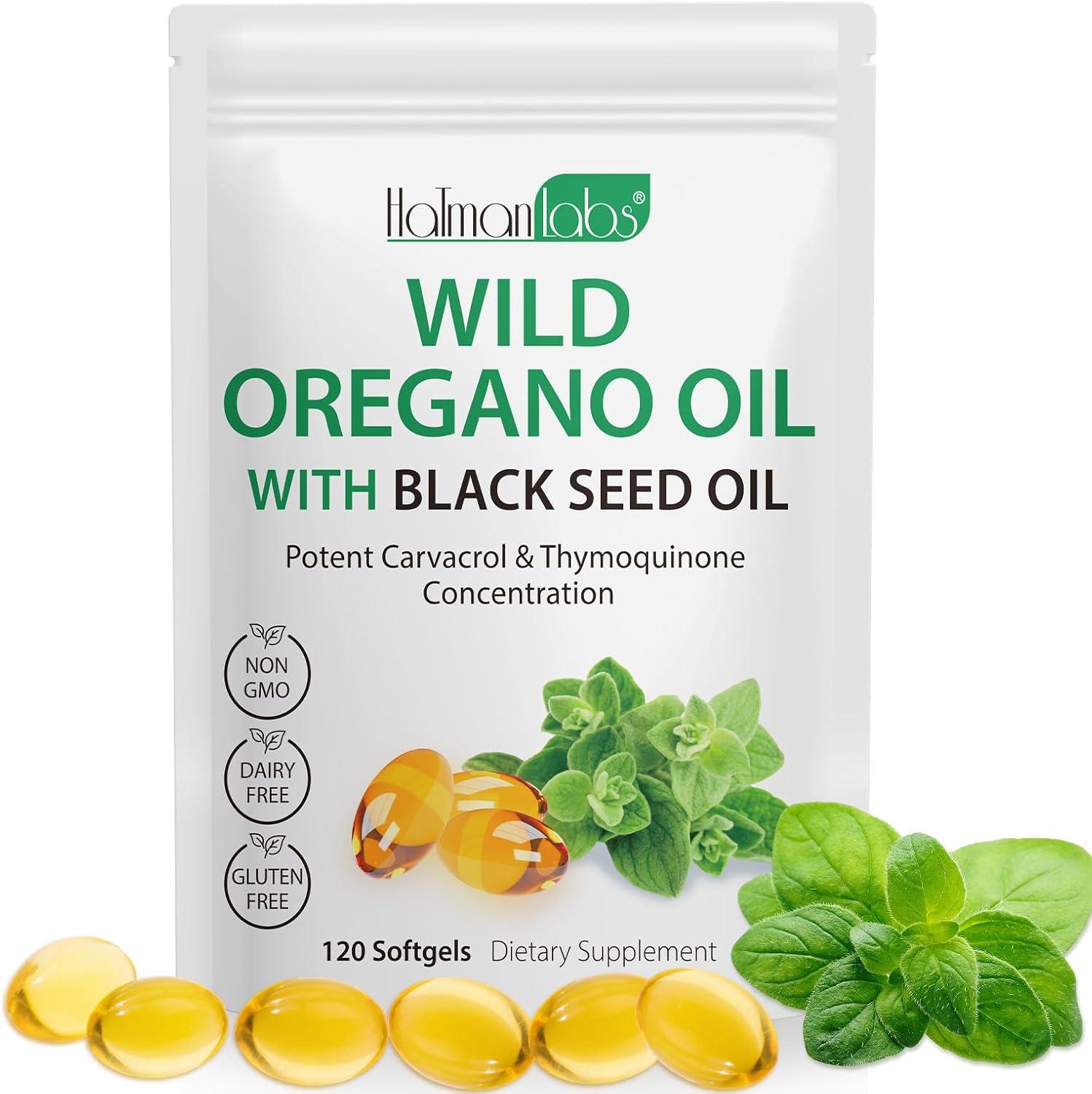Versus: 165mg Carvacrol vs. 2-in-1 Blend with Black Seed Oil (Oregano Oil Supplements)