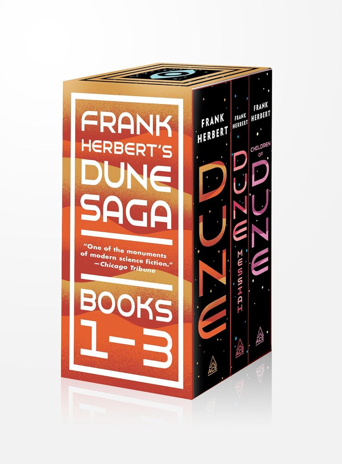Compares Dune's Desert Realm... Messiah's Political Chess... Children's Legacy. Books' Surprise Insight?