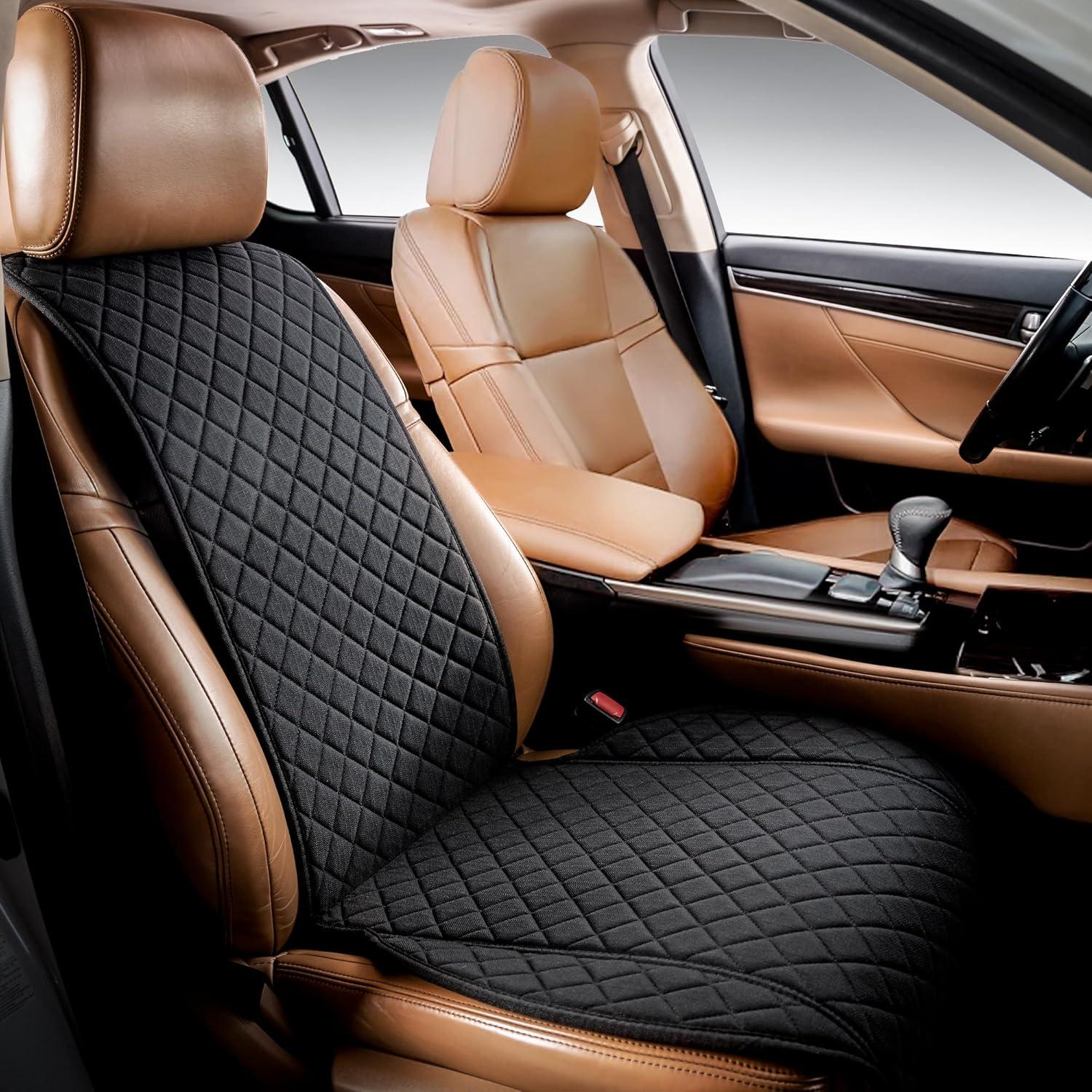 IVICY Linen Car Seat Cover Tested: Surprising Breathability & Universal Fit vs. Generic Plastic, All Vehicles