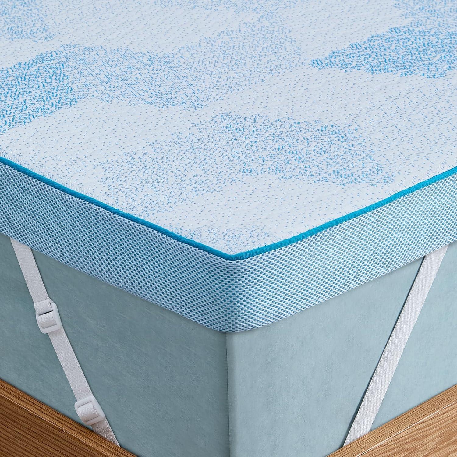 PERLECARE Mattress Topper: Tested Cooling & Non-Slip Design for Surprising Pressure Relief!