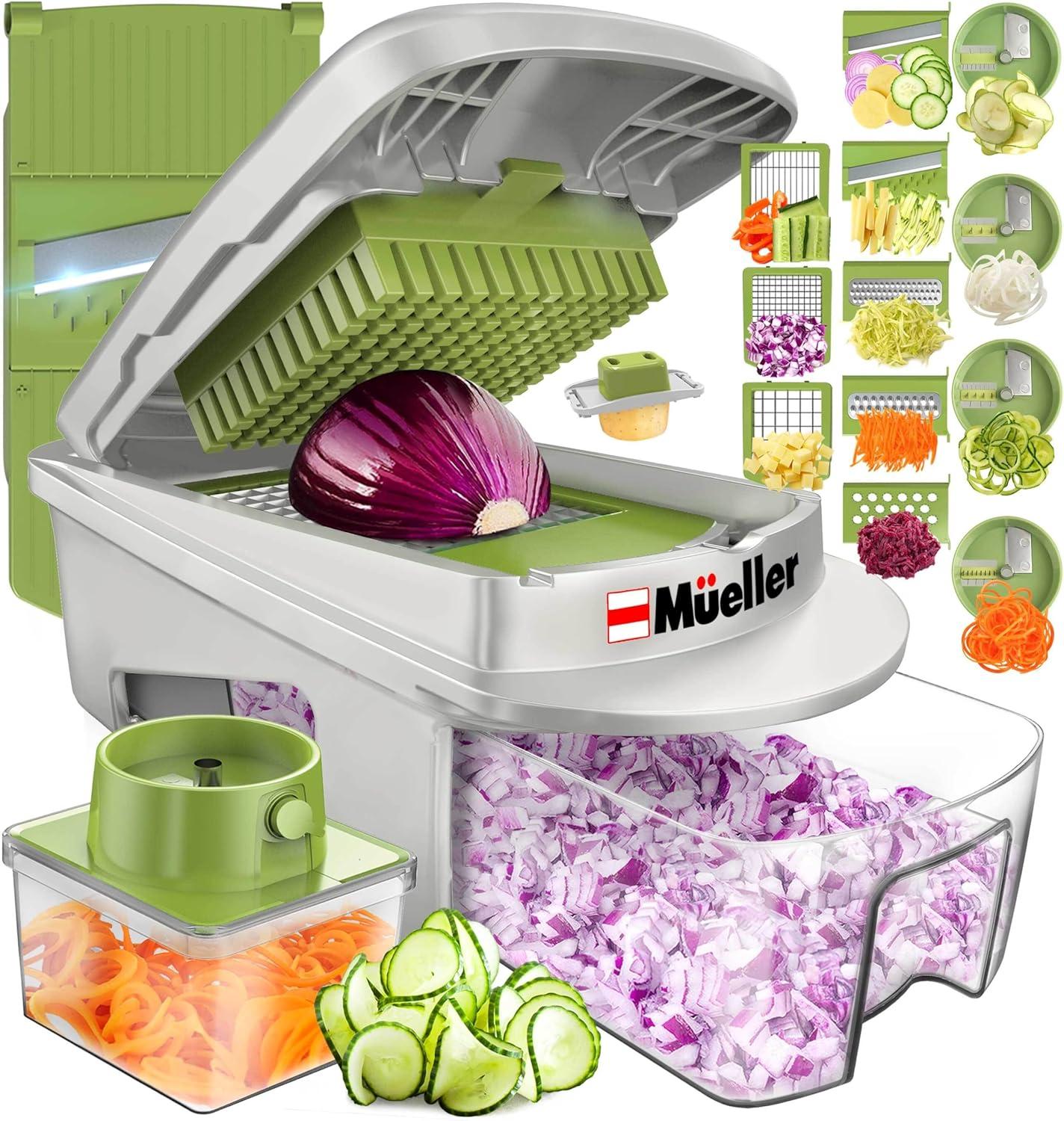 Surprising Insight: Mueller Pro-Series Mandoline's 12 Blades, Spiralizer, Grater for Cucumber & More - Kitchen Tested