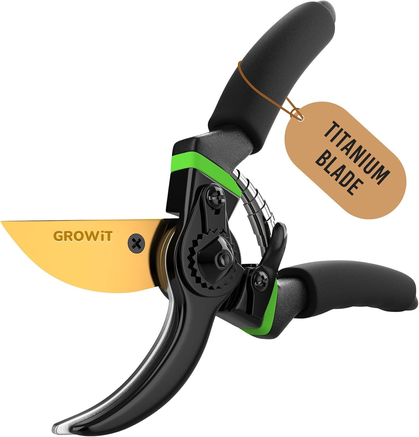Pruning Shears Showdown: 3X Easier Cuts vs Rust-Resistant Titanium for Weak Hands?
