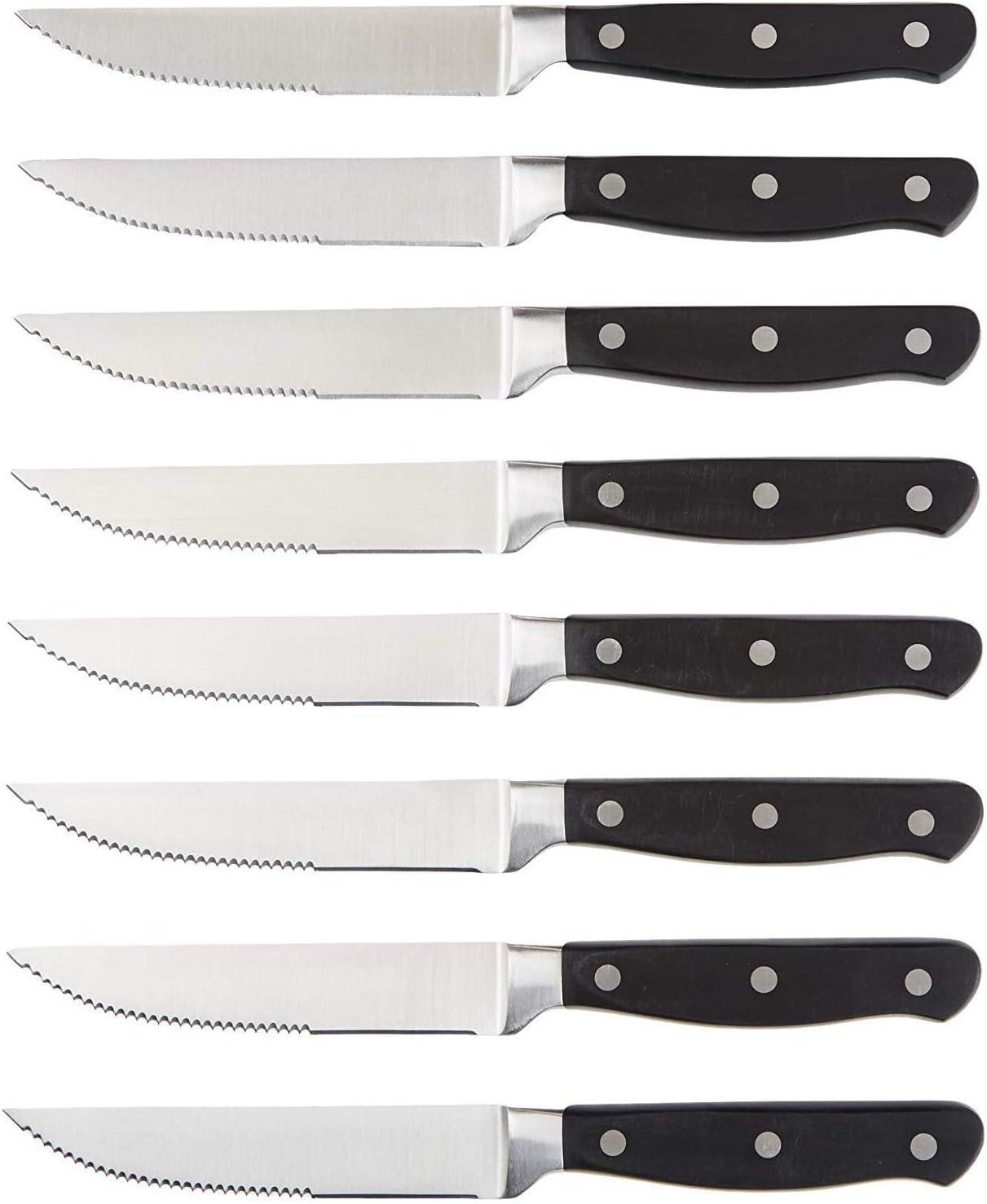 Amazon Basics 8-Piece vs. 4.5-Inch Black Blades: Kitchen Knife Showdown with Surprising Value