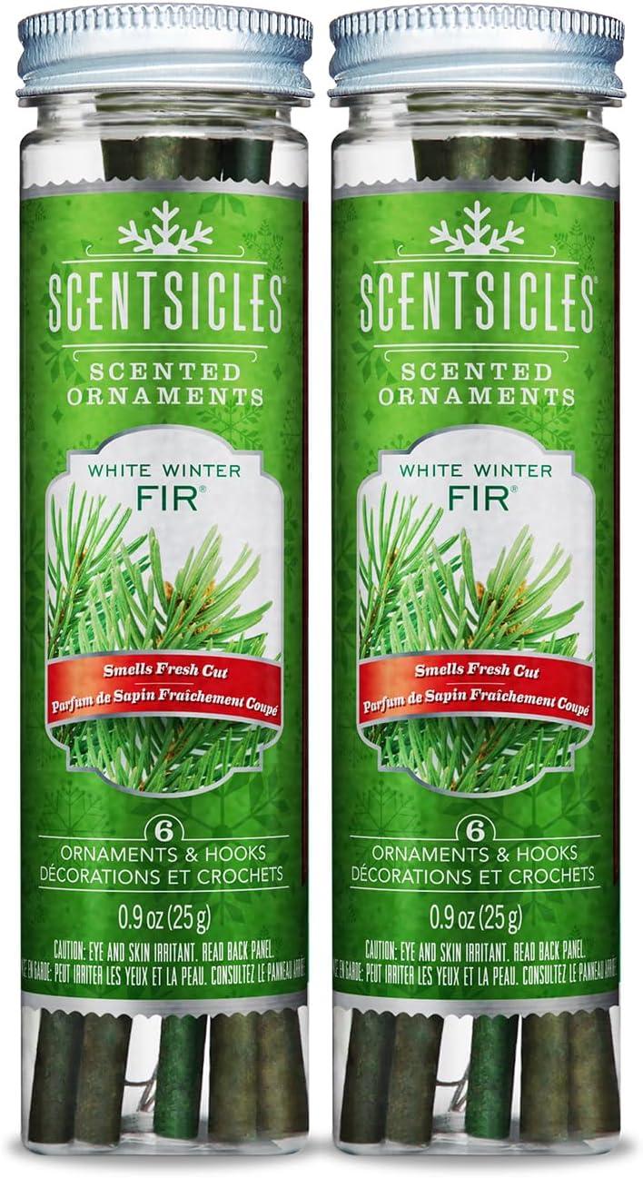 White Winter Fir Scented Ornaments vs. Standard: 12 Sticks' Surprising Holiday Value