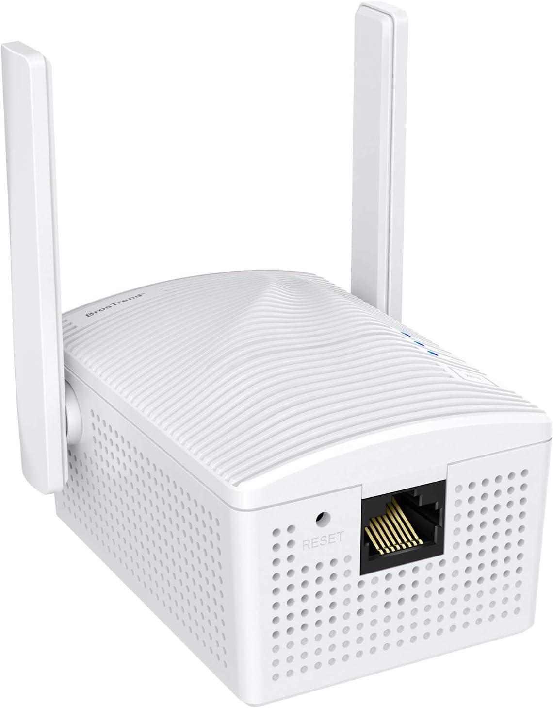 BrosTrend AC1200 WiFi to Ethernet Adapter - 1200Mbps, WPS, Universal Bridge Tested for Smart Home Use