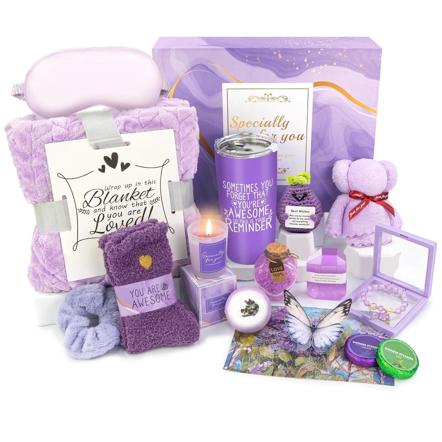 Lavender Scented vs. 16-Piece Self Care: Surprising Spa Gift Basket Benefits for Holiday Gifting