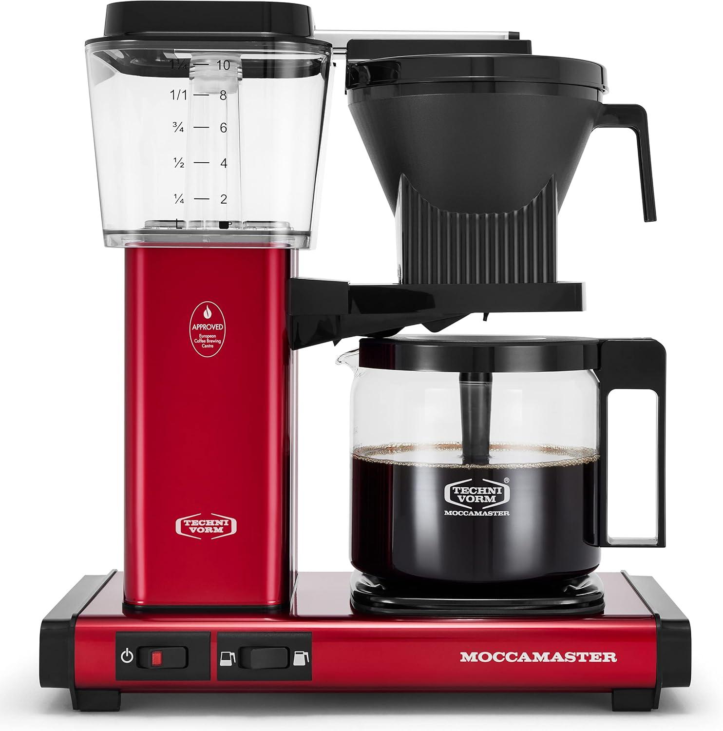 Candy Apple Red vs. Sleek Black: Moccamaster's 1.25L Capacity Takes Surprise Test