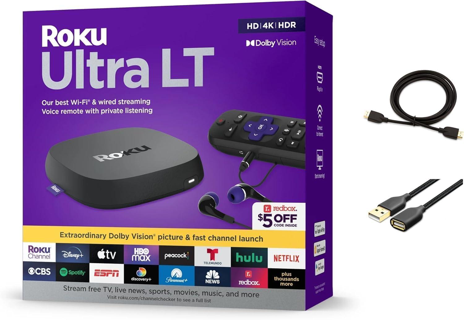 Roku Ultra LT Showdown: 4K Power Meets Voice-Activated Convenience